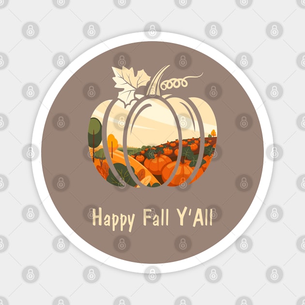 Happy Fall Y'All Magnet by Lita-CF